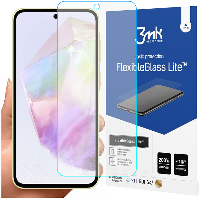 Hybridné sklo pre Samsung Galaxy A35/A55 5G - 3mk FlexibleGlass Lite™