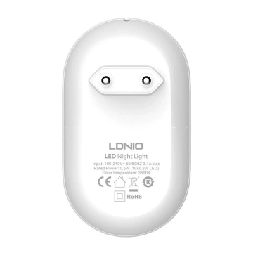Nachtlicht mit Lichtsensor LDNIO Y2 Sensor Nachtlicht