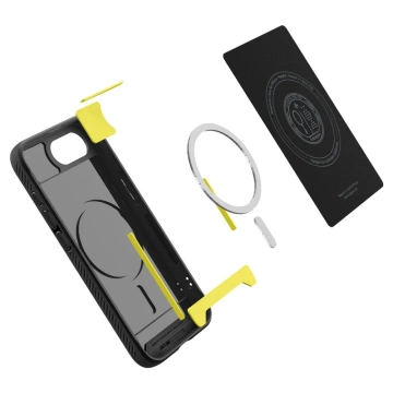 Чохол для iPhone 16e Spigen Rugged Armor Mag MagSafe Matte Black