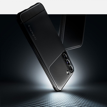 Чохол для Samsung Galaxy S22 case Spigen Rugged Armor Matte Black Glass