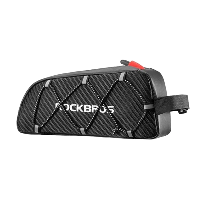 ROCKBROS 039BK BIKE BAG FOR FRAME 1L WITH BRAID WATERPROOF BLACK