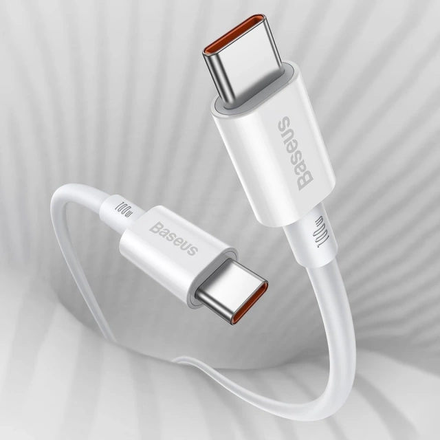 Baseus Superior kabel USB Type C - USB Type C kabel rychlé nabíjení Quick Charge / Power Delivery / FCP 100W 5A 20V 1m černý (CATYS-B01)
