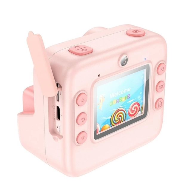 HOCO Children's Camera with Printer DV200 Pink