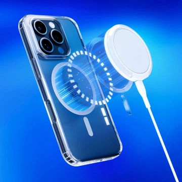 Puzdro pre Apple iPhone 16 Pro pre MagSafe 3mk MagCase zosilnené puzdro obrnený priehľadný chrbát