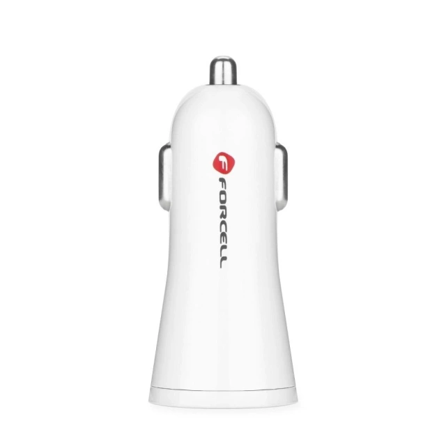 Ładowarka samochodowa Forcell Quick Charge 3.0 2.4A Biała