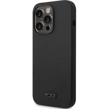 Tumi tekuté silikónové puzdro pre iPhone 14 Pro Max black/black