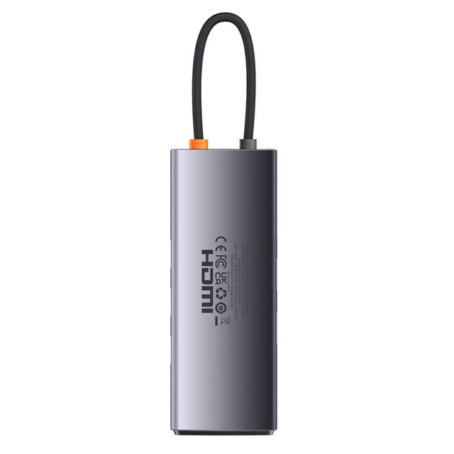 Концентратор 8w1 Baseus StarJoy Series, USB-C до HDMI 3 x USB 3.1 USB-C PD RJ45 microSD/SD