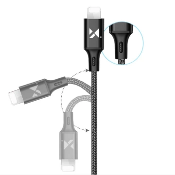 Wozinsky cable USB - Lightning 2.4A 1m black (WUC-L1B)