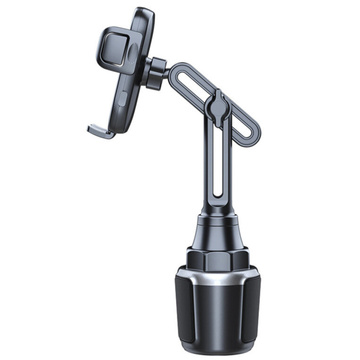 Držák do auta Držák na pohár do auta univerzální na telefon místo pohárku Černý