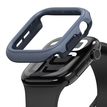ЧОХОЛ ДЛЯ APPLE WATCH 10 (46MM) ТЕМНО-СИНІЙ ЗІ ЗІРОК "ОНІКС"