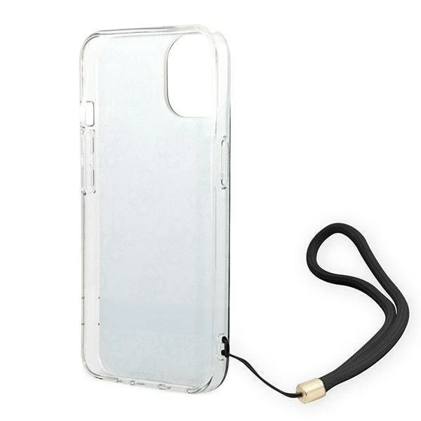 Etui Guess GUOHCP14MH4STK для Apple iPhone 14 Plus 6,7" чорний/чорний твердий чохол 4G Print Strap
