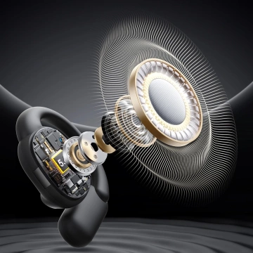 JOYROOM OPEN-EAR HEADPHONES TWS JR-OE4 BLACK BT 5.4 IPX4 50H