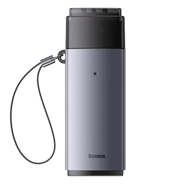Baseus Lite Series adaptér SD / TF USB čítačka kariet sivá (WKQX060013)