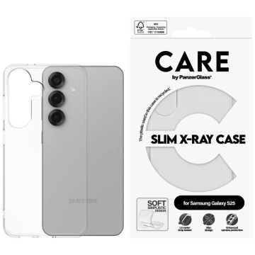 Чохол CARE для Samsung Galaxy S25 від PanzerGlass Fashion X-Ray прозорий
