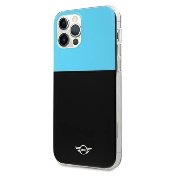 Pevný kryt na telefon Color Block pro iPhone 12/12 Pro modro/modrý