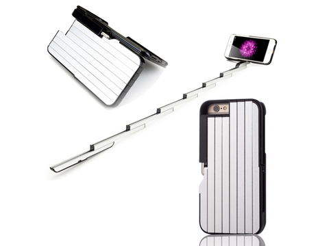 Selfie kryt pro Apple iPhone 6 / 7 / 8 / SE 2022/2020 černý s dálkovým ovládáním