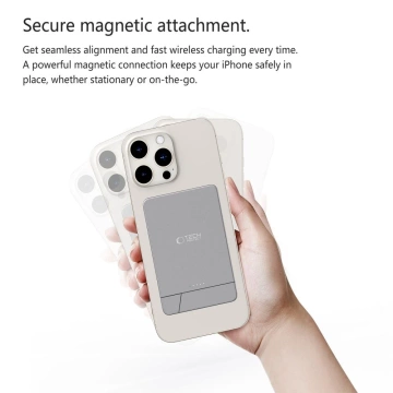 Powerbank MagSafe Tech-Protect PB14 5000mAh Pop-up Space Grau