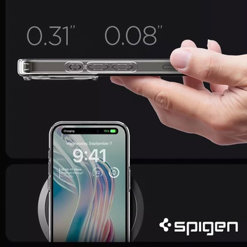 Etui Spigen Ultra Hybrid s Apple iPhone 15 Pro Max Frost Clear