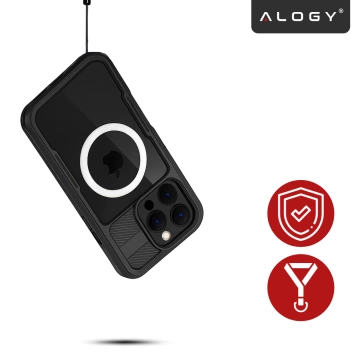 Vodotesné puzdro Alogy HydroArmor™ IP68 s priehľadným zadným pancierovým krytom 360 pre MagSafe pre Apple iPhone 16 Pro Max