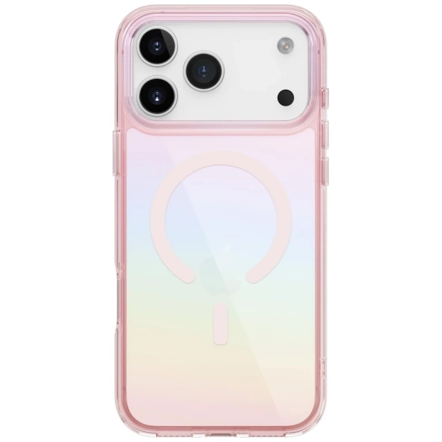 Etui Ochronne do iPhone 17 Pro Max UNIQ Iridescia MagClick Pink Prism