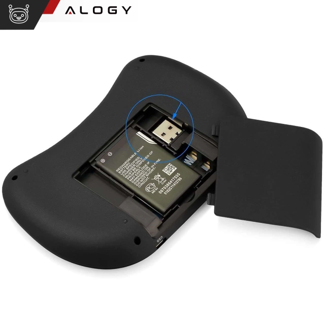 Bezdrátová mini klávesnice Alogy se 3 barvami touchpadu