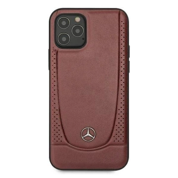 Mercedes MEHCP12LARMRE protective case for Apple iPhone 12 Pro Max 6.7" red/red hardcase Urban Line