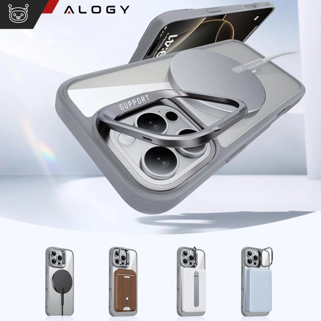 Розгалужувач HUB Alogy Adapter для ноутбука з USB-C на 3x USB-A 2.0 1x USB-A 3.0 сірий
