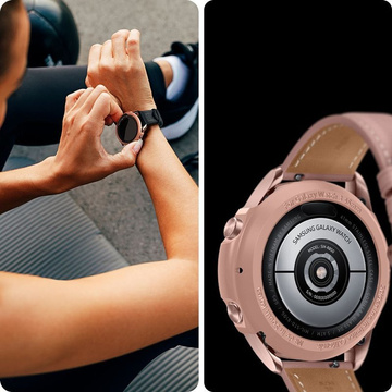 Etui Spigen Liquid Air pre Samsung Galaxy Watch 3 45 mm bronz