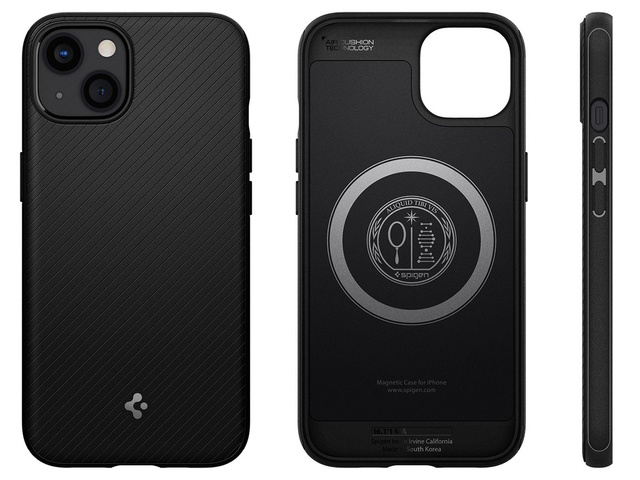 Чохол MagSafe Spigen Mag Armor для Apple iPhone 13 Matte Black