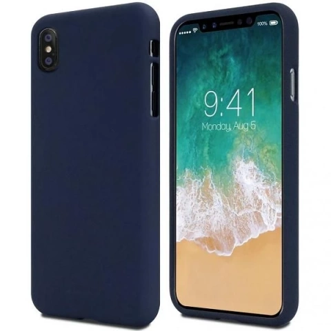 Etui na telefon Mercury Soft do iPhone 14 Pro Max niebieski/midnight blue