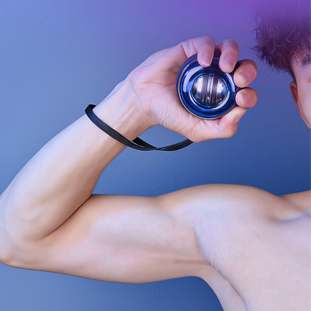 Gyro Ball Alogy ball for exercising the wrist Powerball hand grip to strengthen the muscles Gyro Ball Black