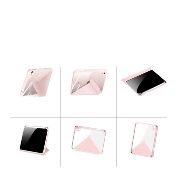 Чохол Dux Ducis Magi для iPad mini 2021 смарт чохол з підставкою і зберіганням для Apple Pencil рожевий