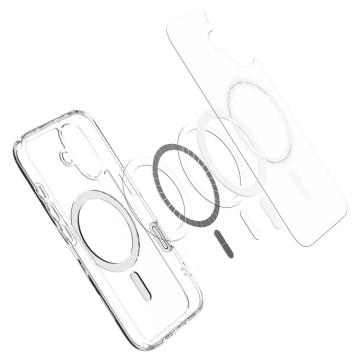 Чохол Spigen Ultra Hybrid "T" MagSafe для iPhone 16, білий