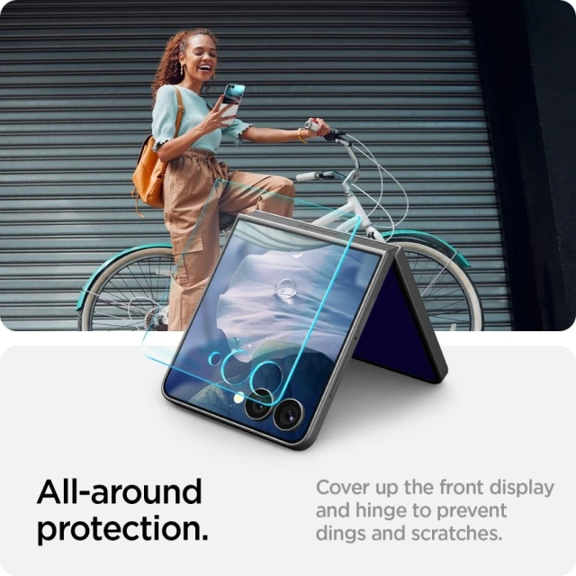 Szkło Hartowane do Galaxy Z Flip 7 Spigen Glas.TR EZ Fit 1-Pack Clear