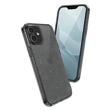 UNIQ puzdro LifePro Tinsel iPhone 12 mini 5,4" čierne / dymové