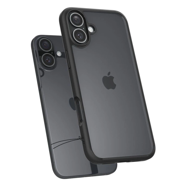 Etui Spigen Ultra Hybrid pro Apple iPhone 16 Matte Black