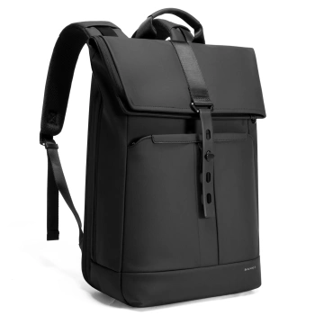 Bange Waterproof Backpack for Laptop 15.6" City Travel 43x30x18 cm for Work Airplane Men's Women's Black