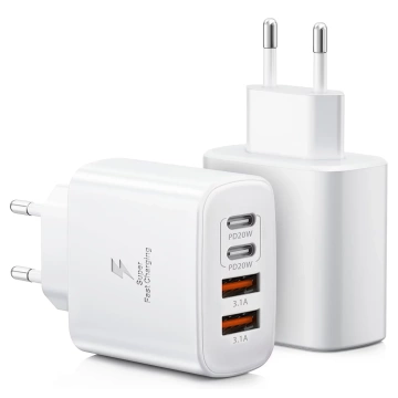 HUB splitter Alogy Adaptér pro počítačový notebook s USB-C na 3x USB-A 2.0 1x USB-A 3.0 šedý