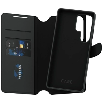 Case for Samsung Galaxy S25 Ultra CARE by PanzerGlass Feature Tango Wallet 2in1 Black
