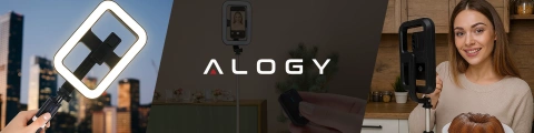 Селфі-палиця Alogy GlowStick™ Pro зі штативом, пультом дистанційного керування та світлодіодним підсвічуванням для фото та відео макіяжу, довжина 132 см, чорна