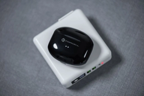 Bezdrôtové slúchadlá Forcell F-Audio TWS Clear Sound, čierne