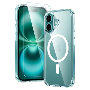 Apple iPhone 16 Case Alogy Anti-Shock Hybrid Case for MagSafe Clear