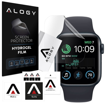 2 захисні плівки Alogy Hydrogel Smartwatch для Apple Watch SE 2022 (40 мм)