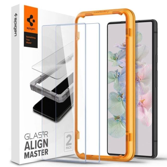 Spigen Alm Glas.tr Slim 2-pack Google Pixel 7 Clear Tempered Glass