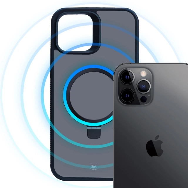 Etui do Apple iPhone 12 Pro Max - 3mk Smoke Case Mag&Stand