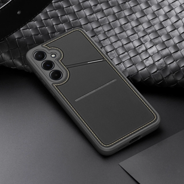 Etui Portfelowe do Samsung Galaxy S25 Dux Ducis Rafi II Czarny