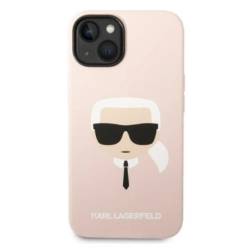 Etui Karl Lagerfeld KLHCP14MSLKHLP pro iPhone 14 Plus 6,7" pevné pouzdro silikonová Karl`s Head