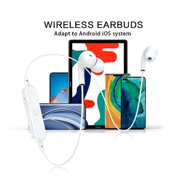 Bluetooth Headphones DENMEN DL05 Black TWS Remote Control