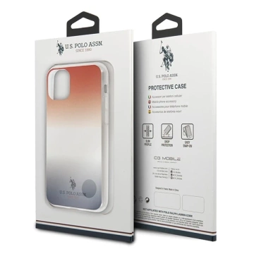 US Polo Gradient Pattern Collection iPhone 11 Pro red/blue/blue phone case