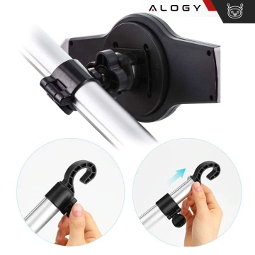 Držák do auta na opěrku hlavy Alogy pro tablety od 7 do 10,5 palců